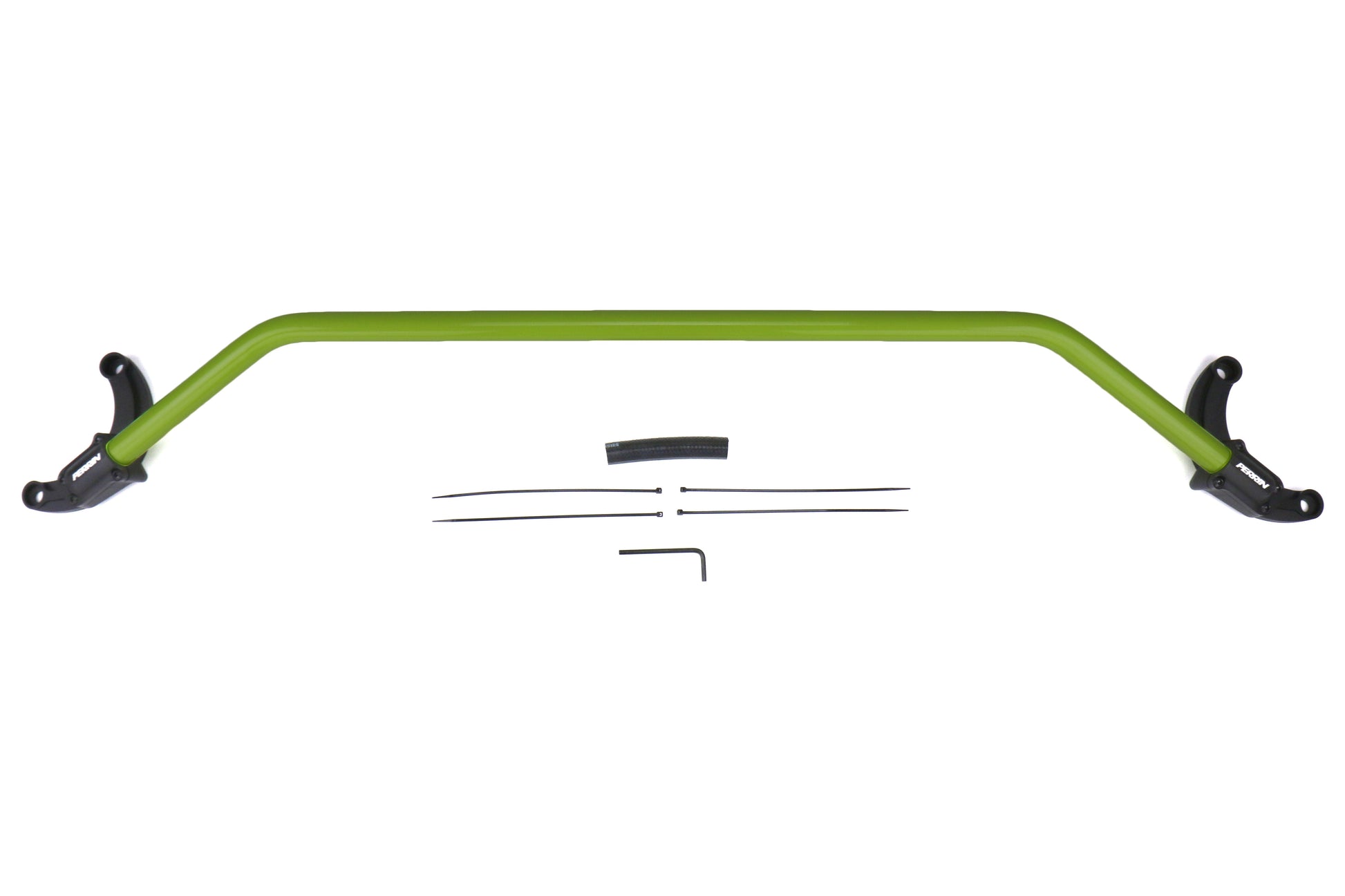 PERRIN Front Strut Tower Brace Neon Yellow - Subaru Models (inc. 2008-2021 WRX / STI)