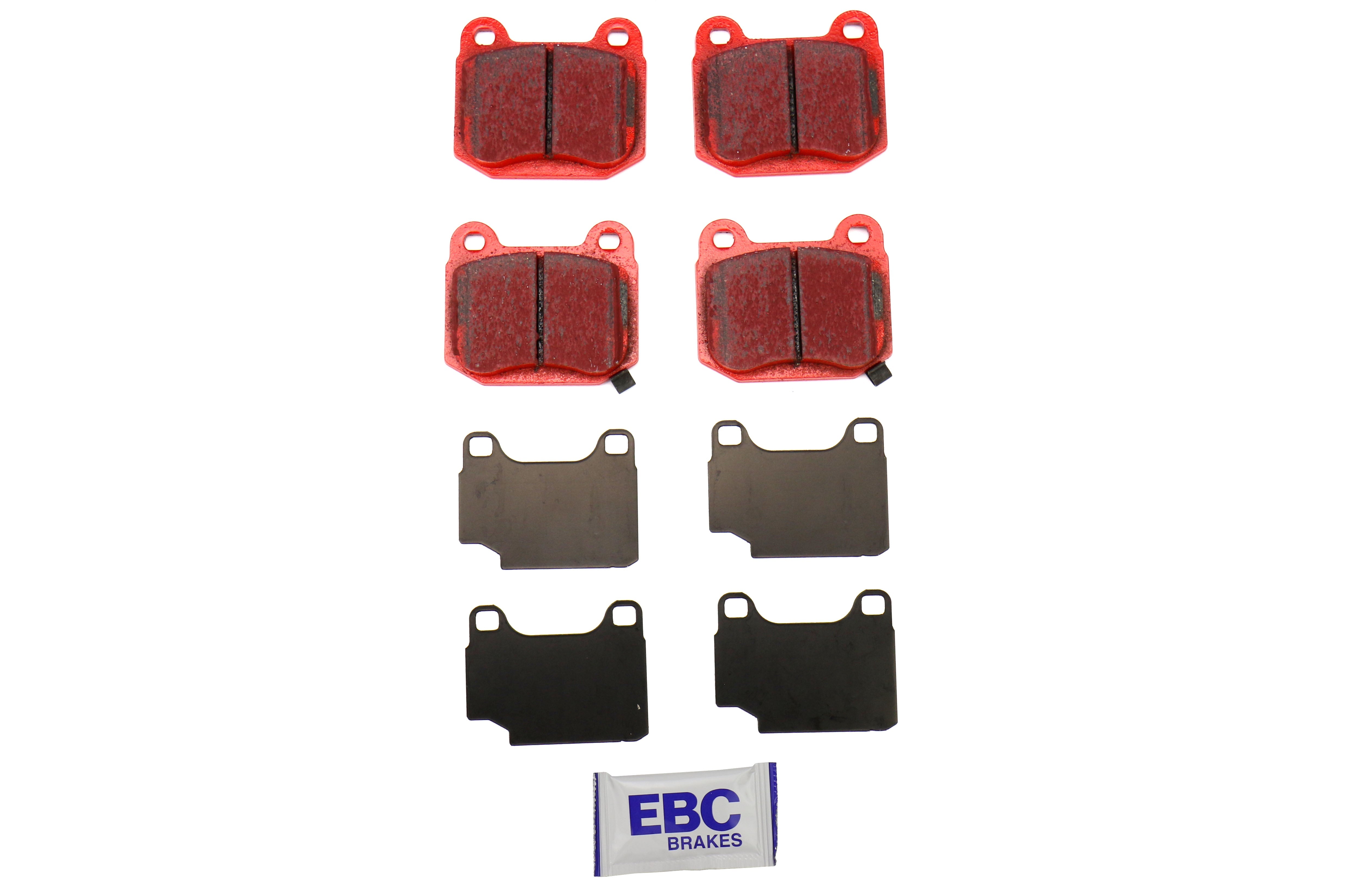 EBC Brakes Redstuff Ceramic Low Dust Disc Brake Pads - 2017-2020 Subaru BRZ / 2015-2017 STI / 2004-2014 Impreza / 2019 Toyota 86 / 2003-2009 Nissan 350Z / 2003-2004 Infiniti G35