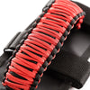 Rugged Ridge Paracord Grab Handles Red/Black Pair