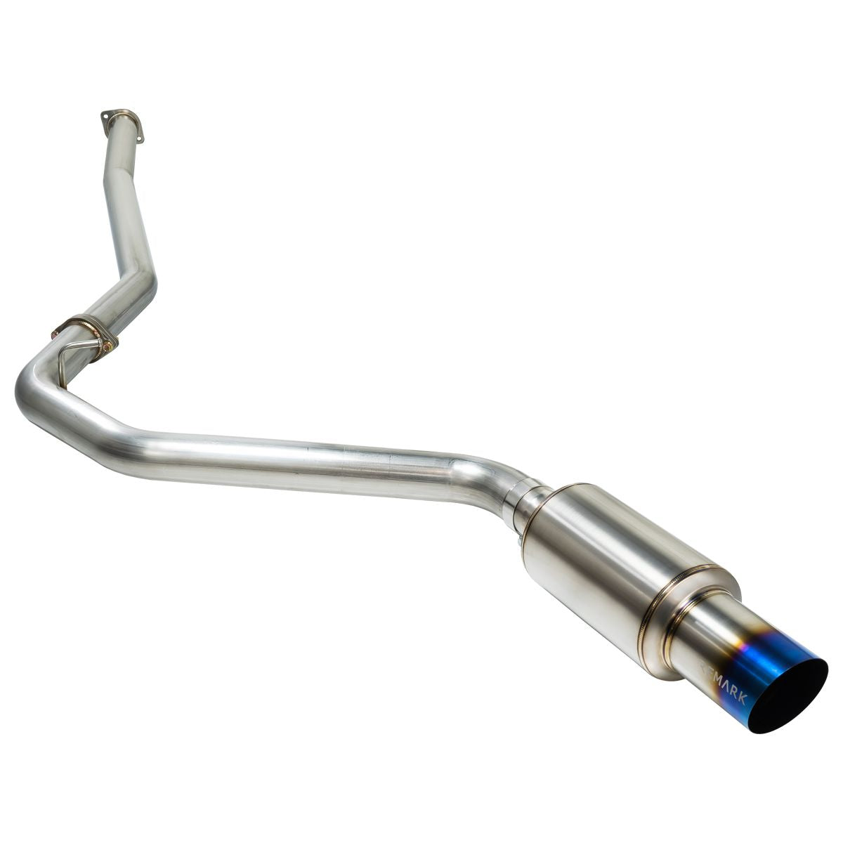 Remark R1-Spec Catback Exhaust Titanium Muffler Section w/ Burnt Tip  - 2015-2021 Subaru WRX / STI