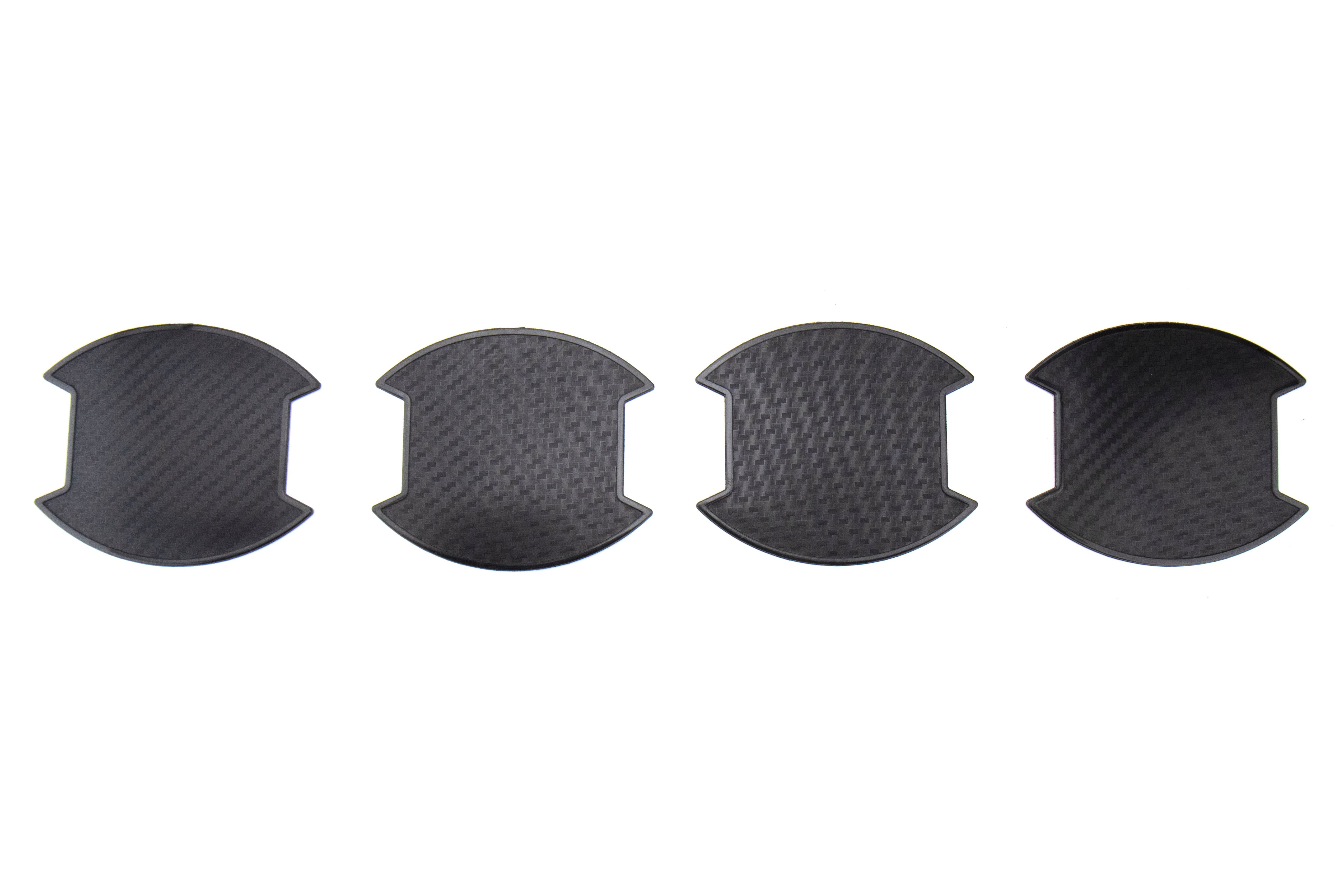 OLM Carbon Style Door Cup Inserts - 2015-2021 Subaru WRX / STI