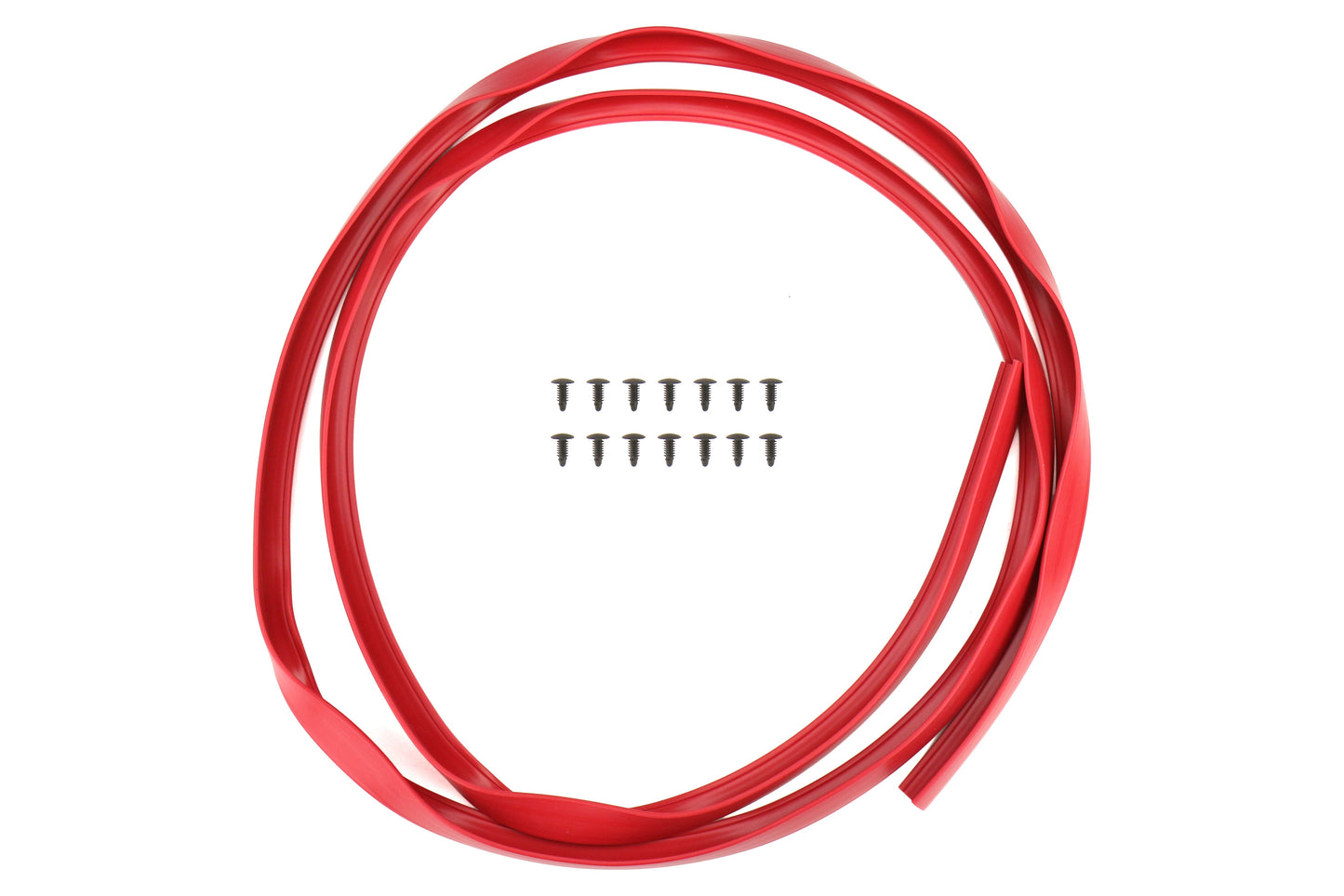 Subaru STI Front Skirt Lip Cherry Red - 2015-2017 Subaru WRX / STI w/ STI Under Spoiler