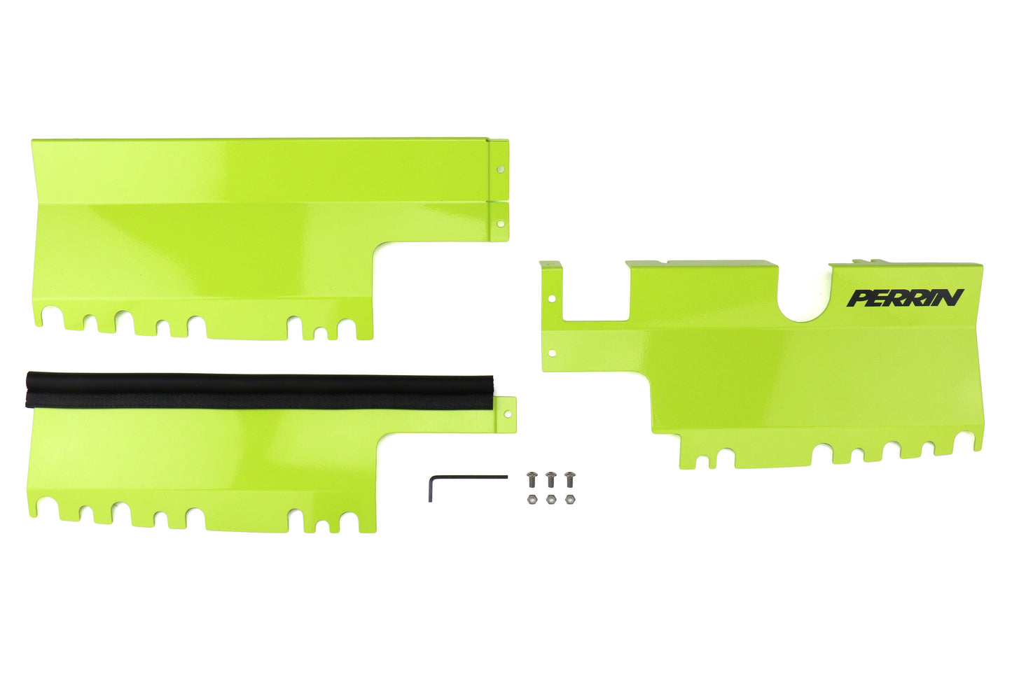 Perrin Radiator Shroud Neon Yellow - 2015-2021 Subaru WRX / STI