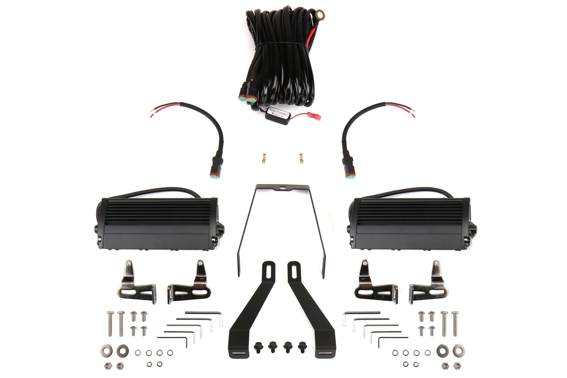 Diode Dynamics SS Amber Wide Optic Stage Series Light Bar Kit - 2015-2017 Subaru WRX / STI | DD6011