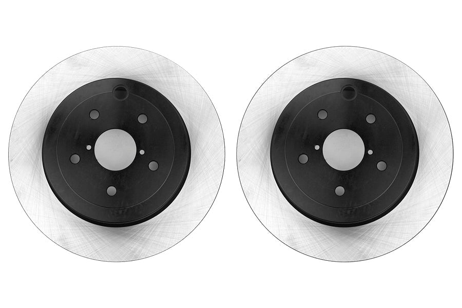 Centric Premium High-Carbon Brake Rotor Pair Rear - 2008-2017 Subaru STI