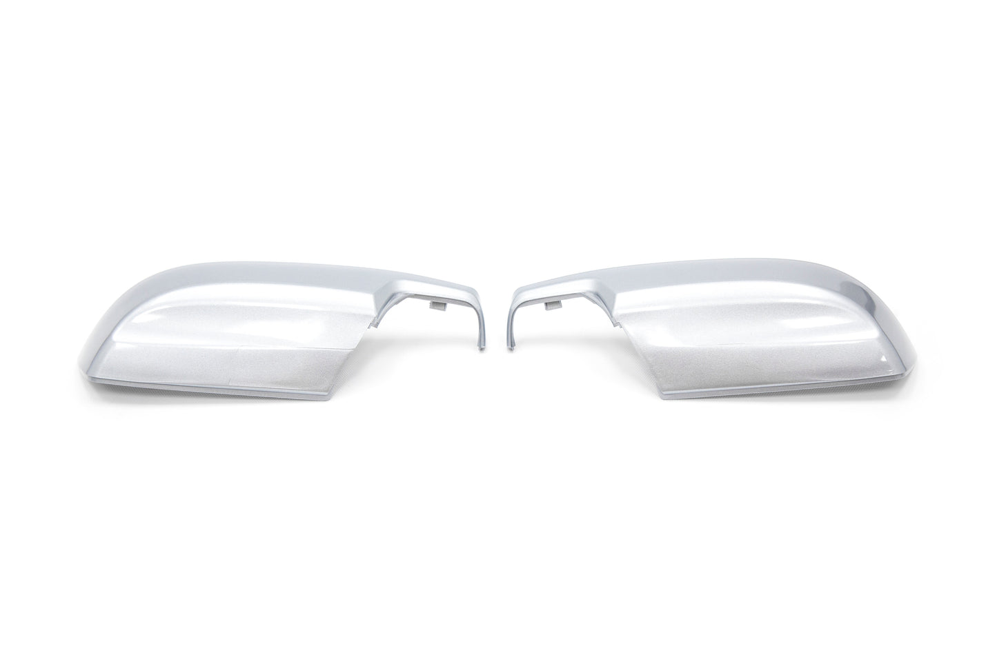 OLM Paint Matched Lower Mirror Covers - Ice Silver Metallic / Steel (G1U) - 2015-2021 Subaru WRX / STI / 2015-2017 Crosstrek / 2015-2016 Impreza