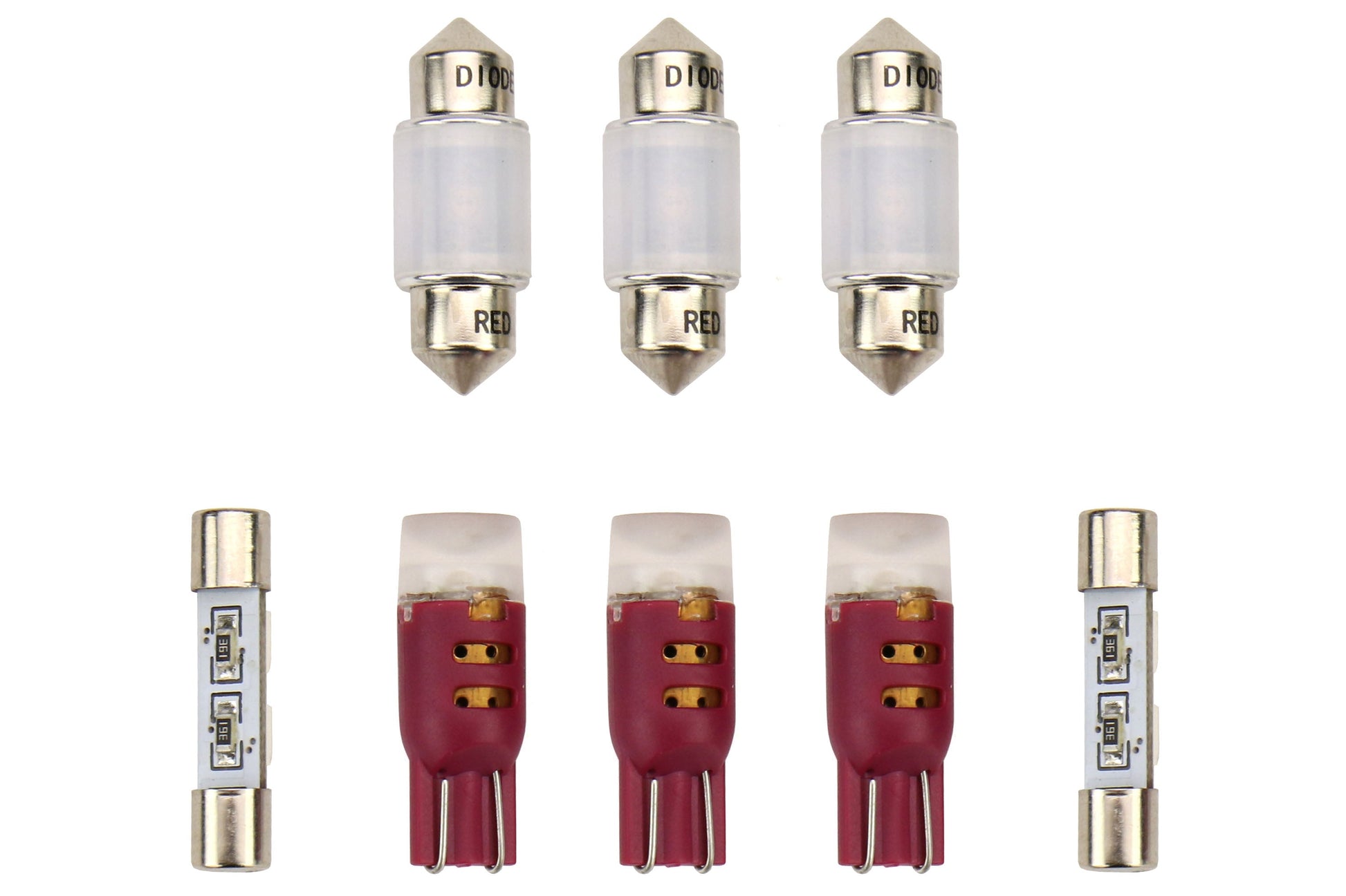 Diode Dynamics Stage 2 Red LED Interior Lighting Kit - 2015-2021 Subaru WRX / STI | DD0265