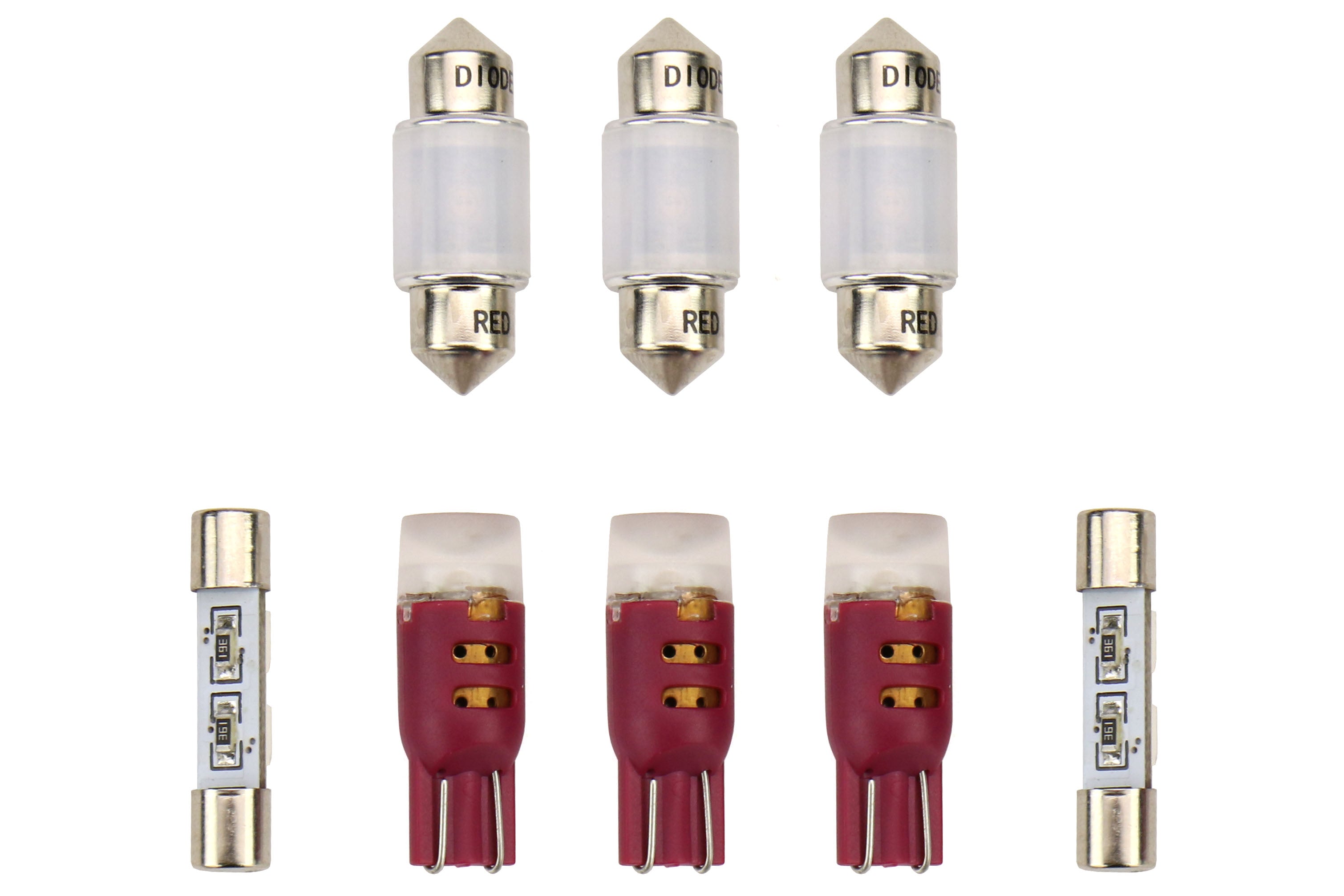 Diode Dynamics Stage 2 Red LED Interior Lighting Kit - 2015-2021 Subaru WRX / STI | DD0265