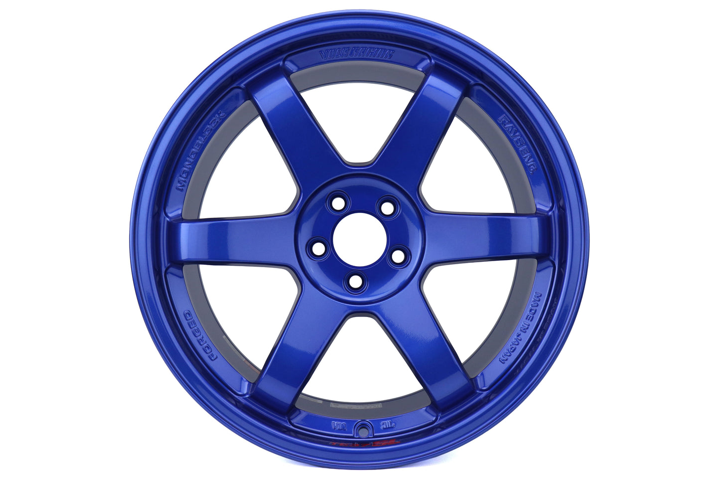 Volk Racing TE37 SL Hyper Blue 18x9.5 +40 5x100 (Single Wheel) - 2013-2023 Subaru BRZ / Scion FR-S / Toyota GR86 / 2014-2018 Subaru Forester