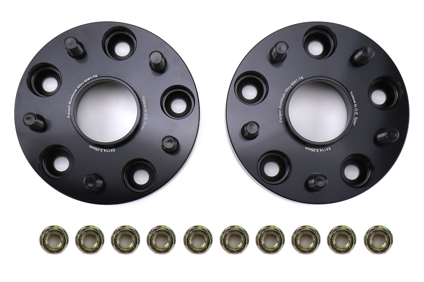 FactionFab 5x114.3 25mm Wheel Spacers - 2015-2021 Subaru STI / 2015-2024 WRX / 2005-2014 Impreza