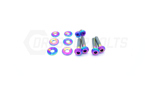 Dress Up Bolts Titanium Hardware Trunk Kit - 2015-2021 Subaru WRX/STI