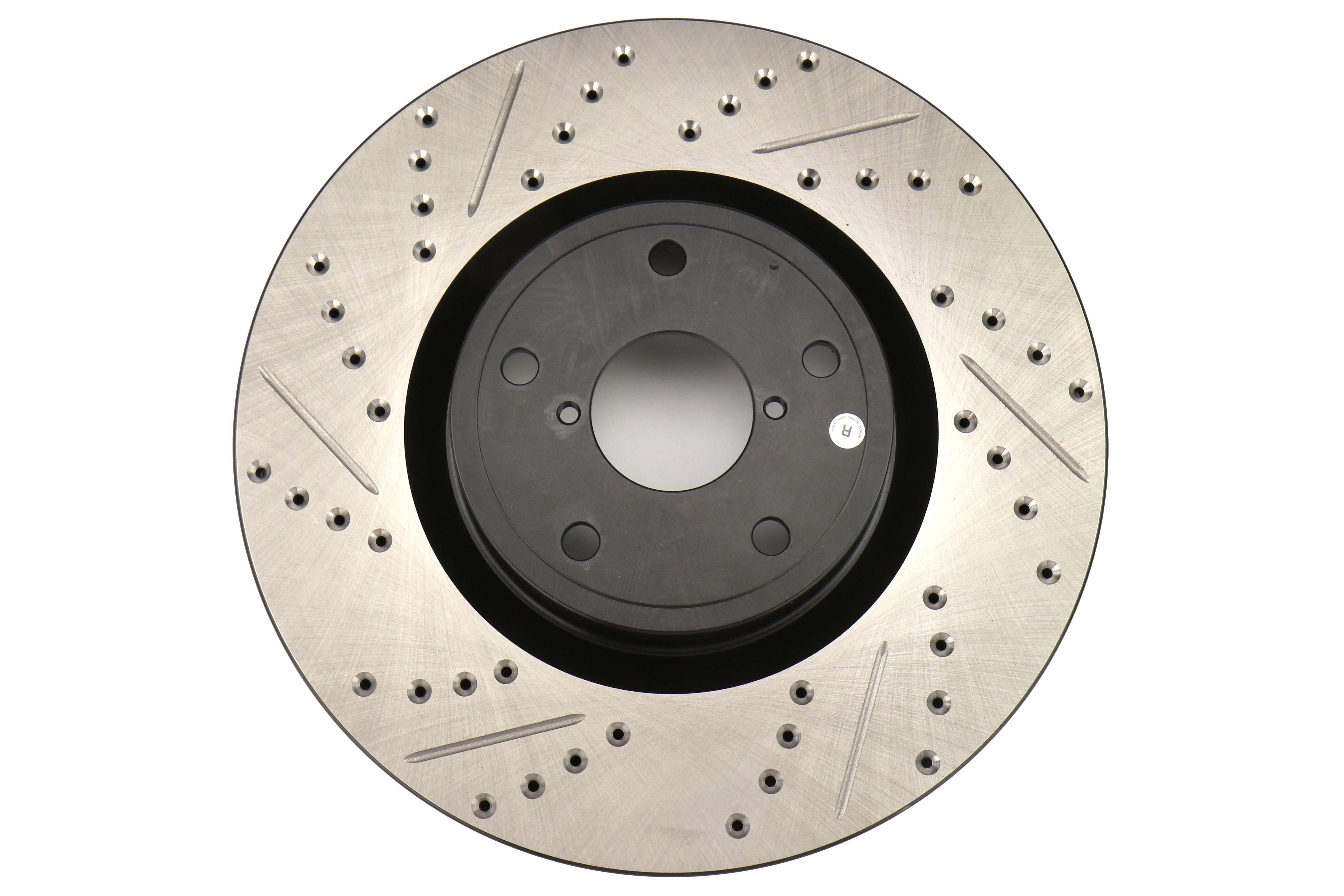 Stoptech Drilled and Slotted Rotor Single Front Right - 2005-2017 - Subaru STI