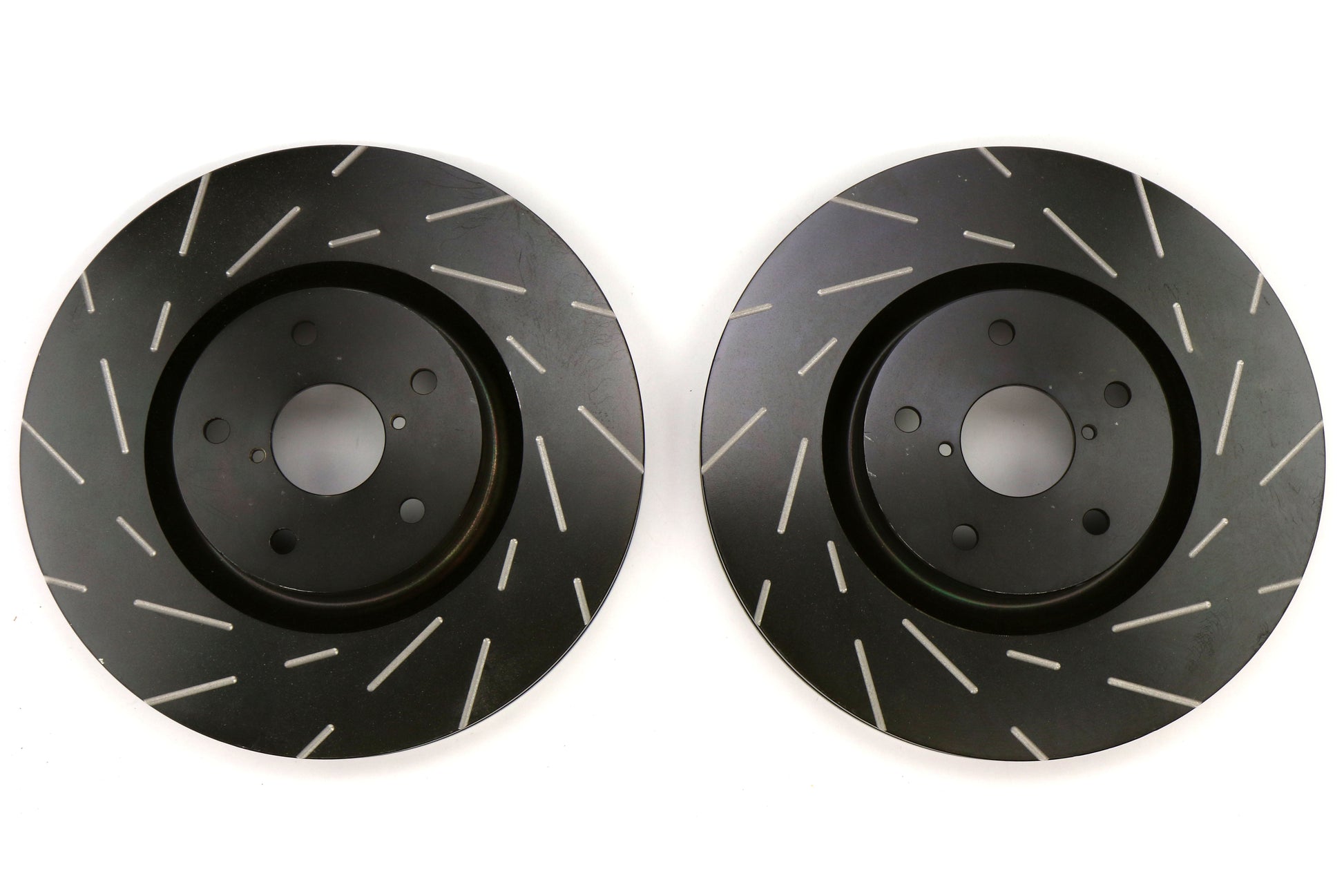 EBC Brakes USR Series Sport Slotted Front Brake Rotors - 2005-2017 Subaru STI