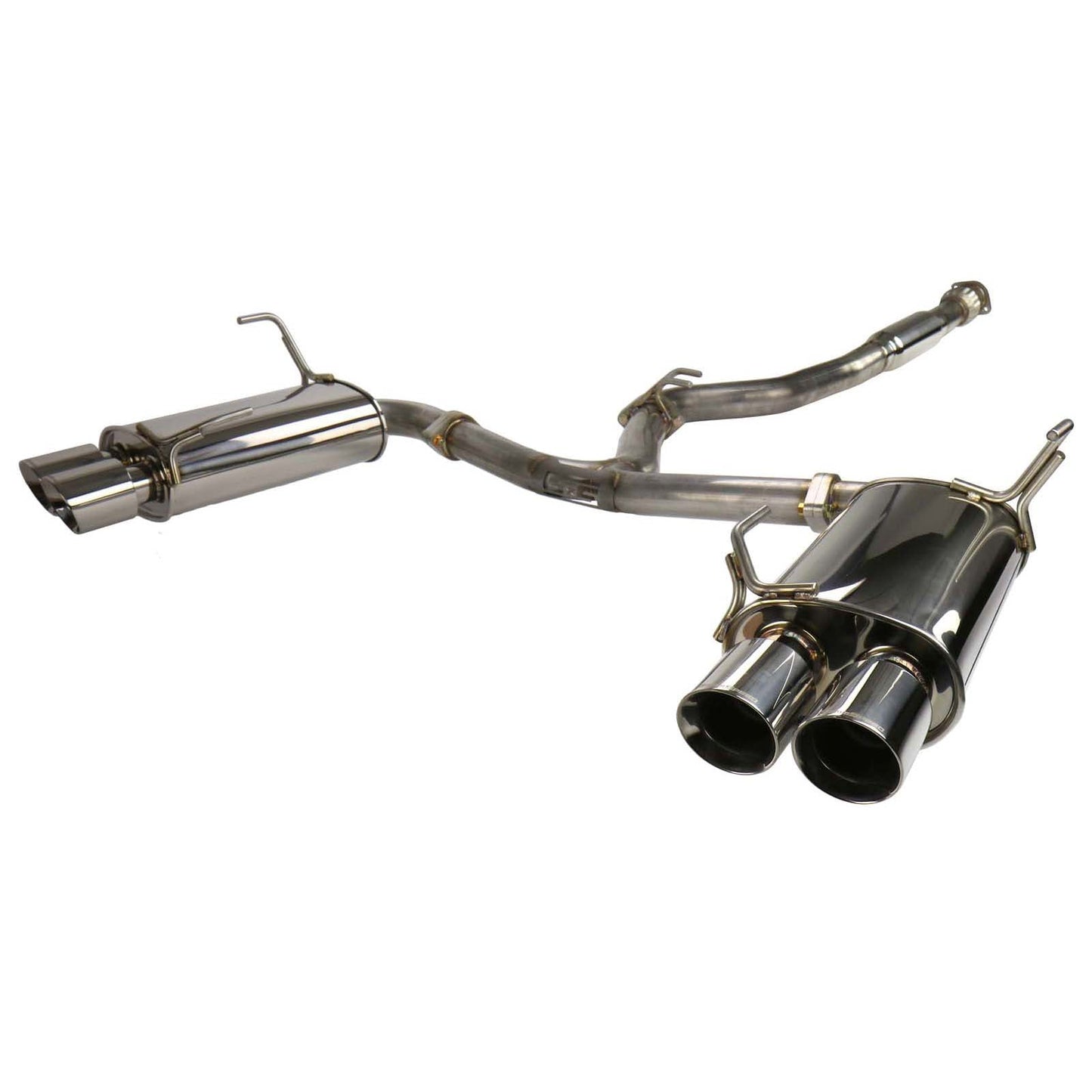 GrimmSpeed Cat Back Exhaust System Resonated - 2011-2021 Subaru WRX / STI Sedan