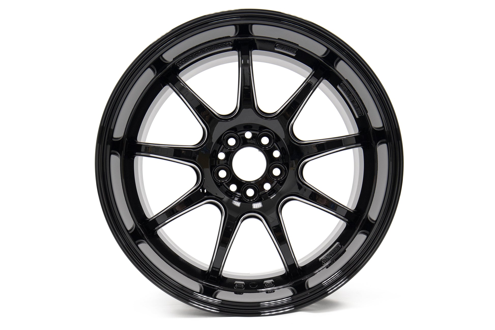 Work Wheels Emotion D9R  Black (65mm Rim Depth) 18x9.5 +38 5x100 (Sold As Pair) - 2013-2024 Subaru BRZ / Scion FR-S / Toyota GR86 / 2014-2018 Subaru Forester