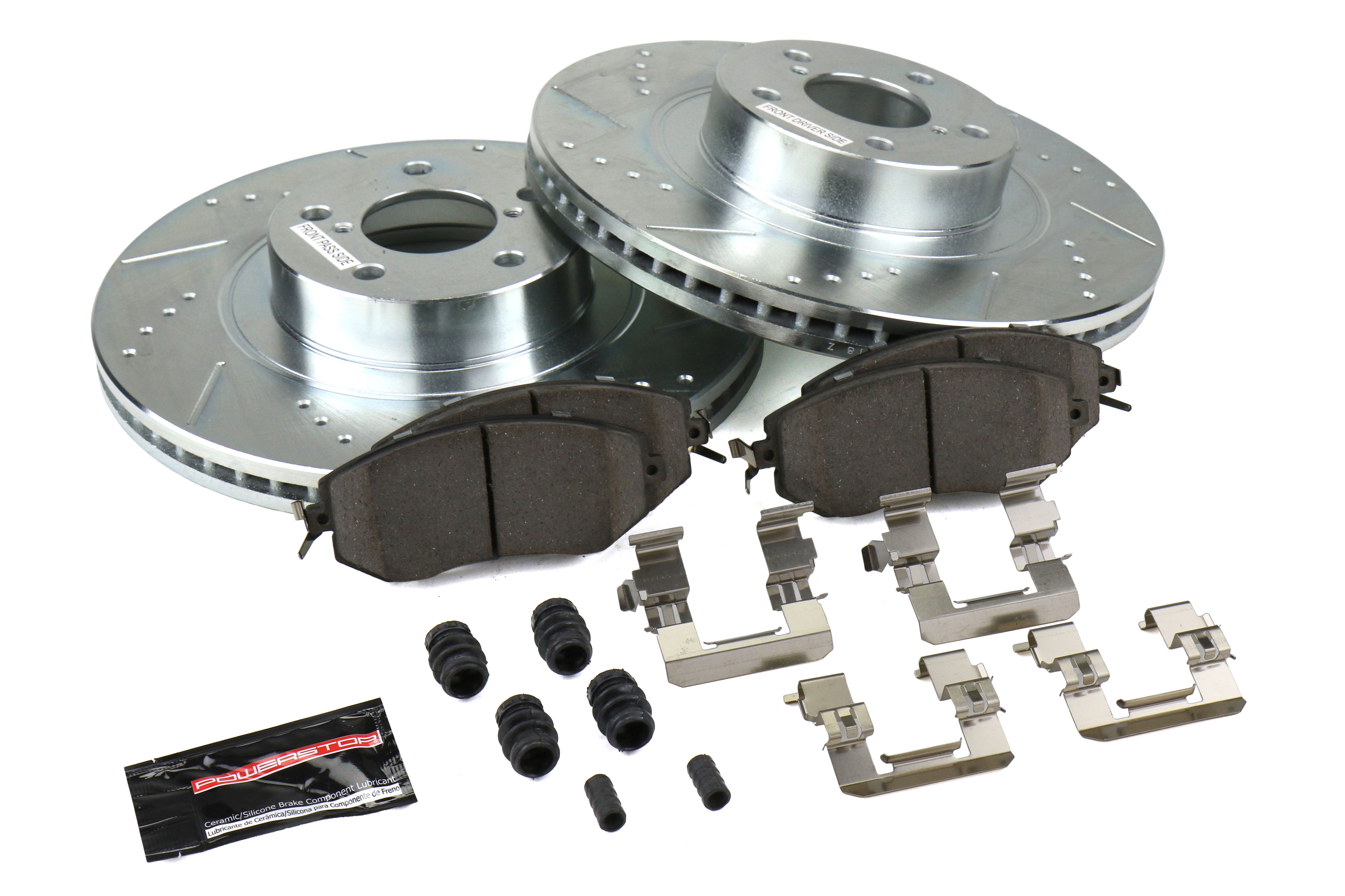 Power Stop Z26 Street Brake Kit (Front) - 2013-2016 Scion FR-S / 2013-2020 Subaru BRZ / 2016-2021 Crosstrek / 2010-2018 Forester / 2013-2014 Outback / 2017-2019 Toyota 86