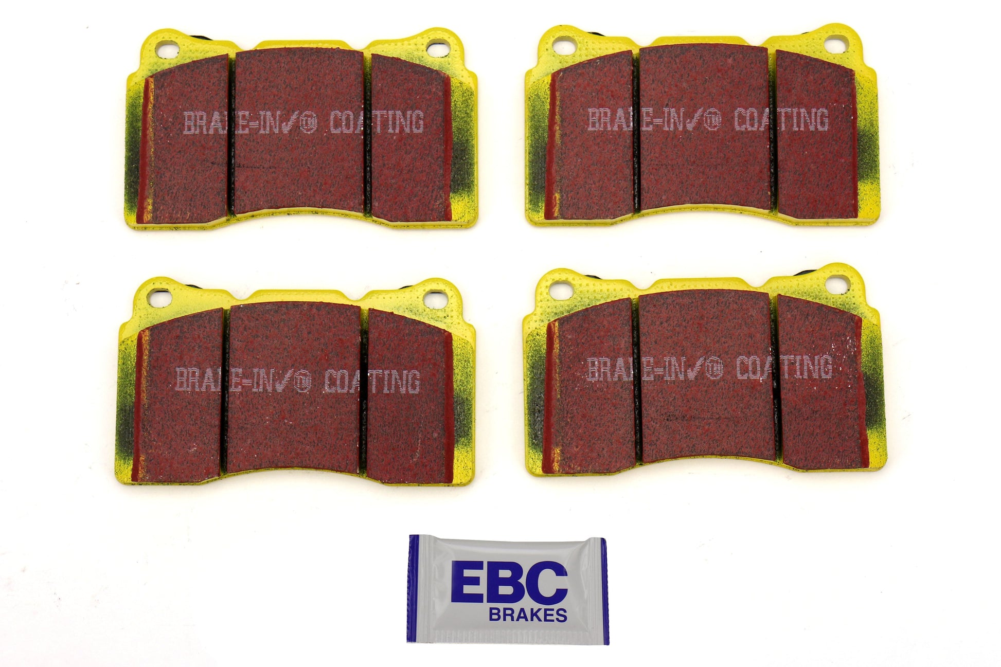EBC Brakes Yellowstuff Street And Track Front Brake Pads - 2004-2017 Subaru STI / Mitsubishi Evo / OEM Brembo Applications