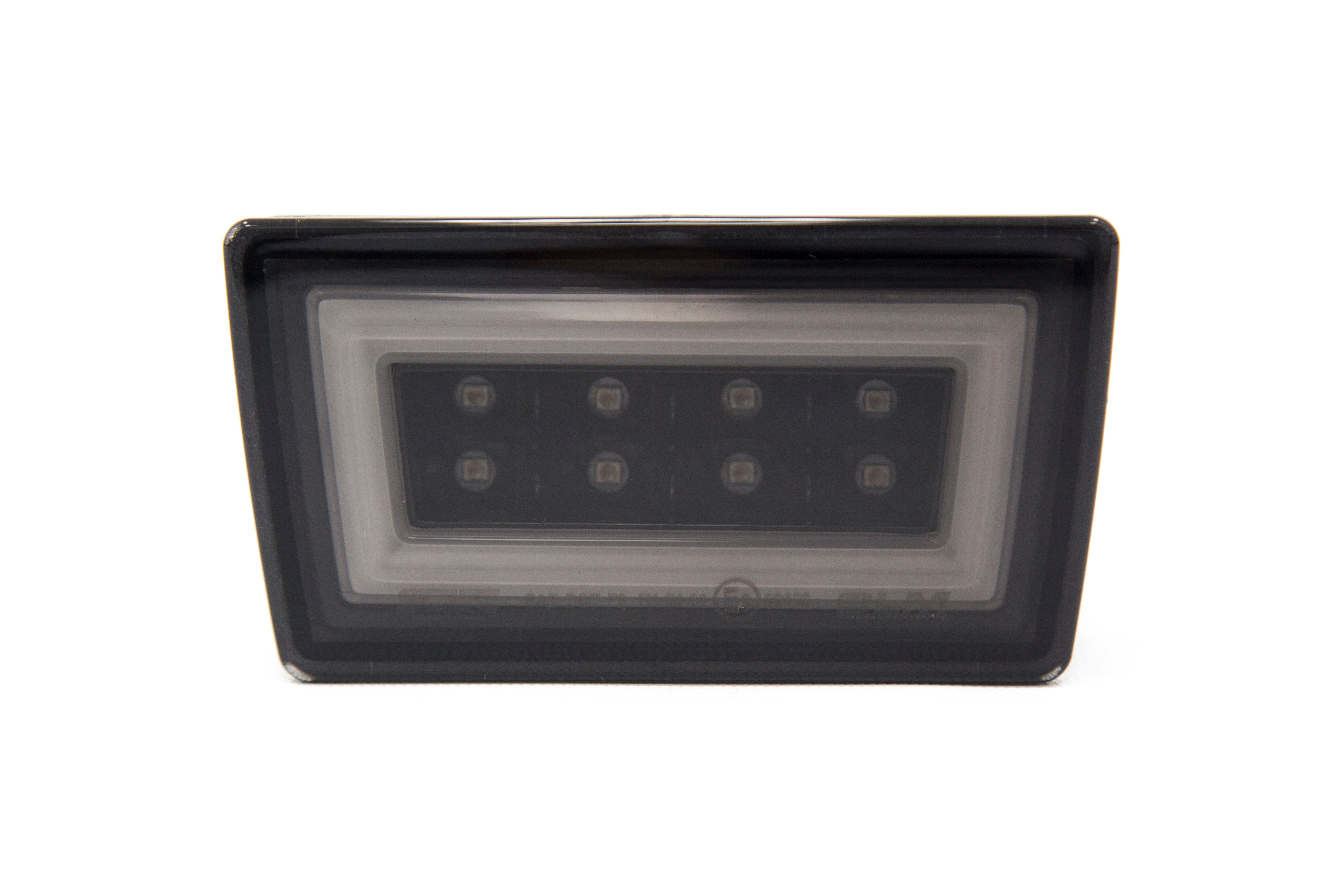 OLM V3 F1 Rear Brake Light (Smoked Lens, Gloss Black Base, White Bar) - Subaru Models (Inc. 2015-2021 WRX / STI)