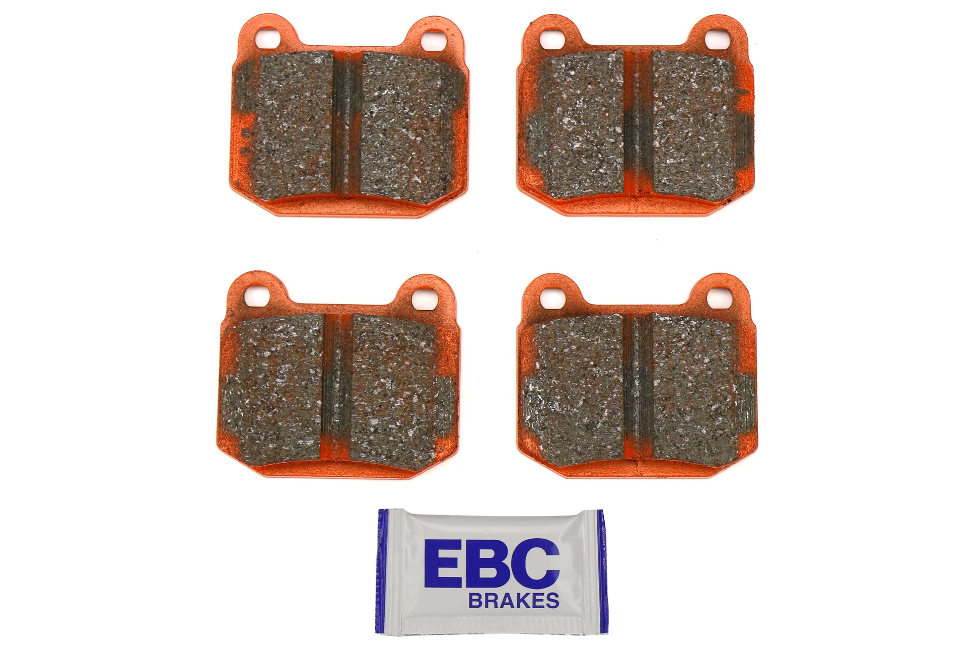 EBC Brakes Orangestuff Race Rear Brake Pads - 2004-2017 Subaru STI / Mitsubishi Evo / OEM Brembo Applications