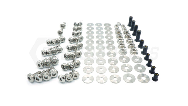 Dress Up Bolts (Polished) Stage 2 Titanium Hardware Engine Bay Kit - 2015-2021 Subaru WRX / STI