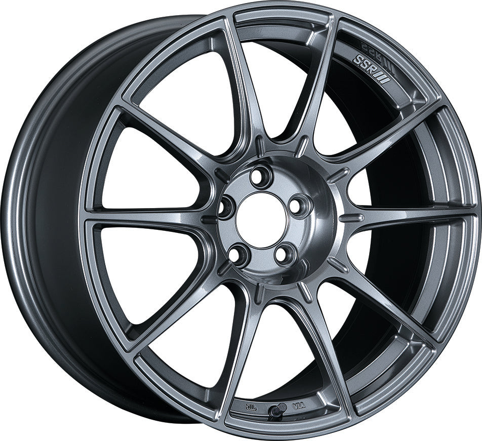 SSR GTX01 Dark Silver 18x9.5 +40 5x100 (Single Wheel) - 2013-2016 Scion FR-S / 2013-2024 Subaru BRZ / 2017-2024 Toyota GR86