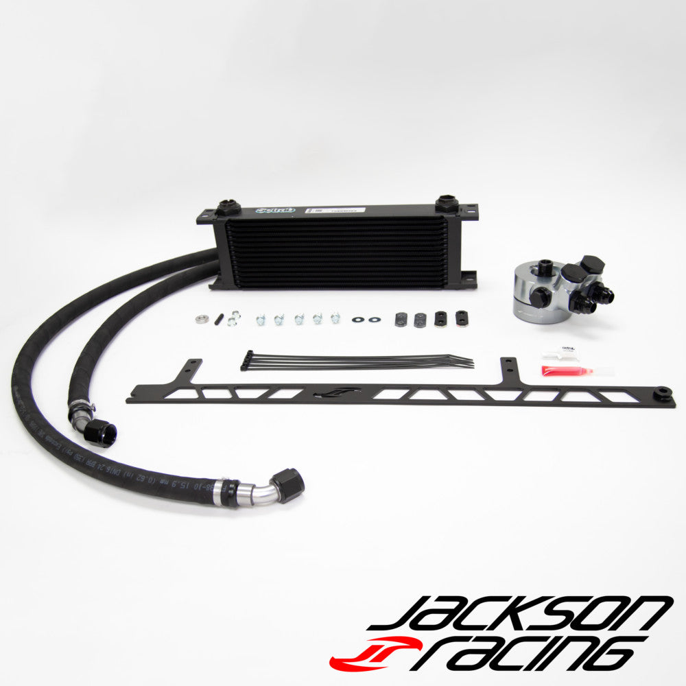 Jackson Racing Track Engine Oil Cooler Kit, NA (NO SHROUD) - 2022-2024 Subaru BRZ / Toyota GR86