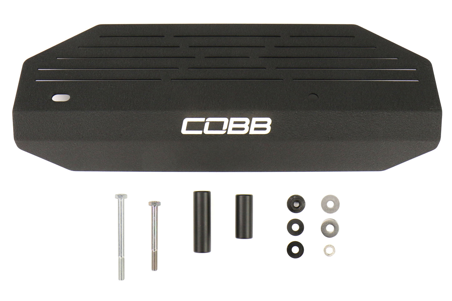 COBB Tuning Aluminum Alternator Cover Wrinkle Black - 2008-2014 Subaru WRX / 2008-2021 STI