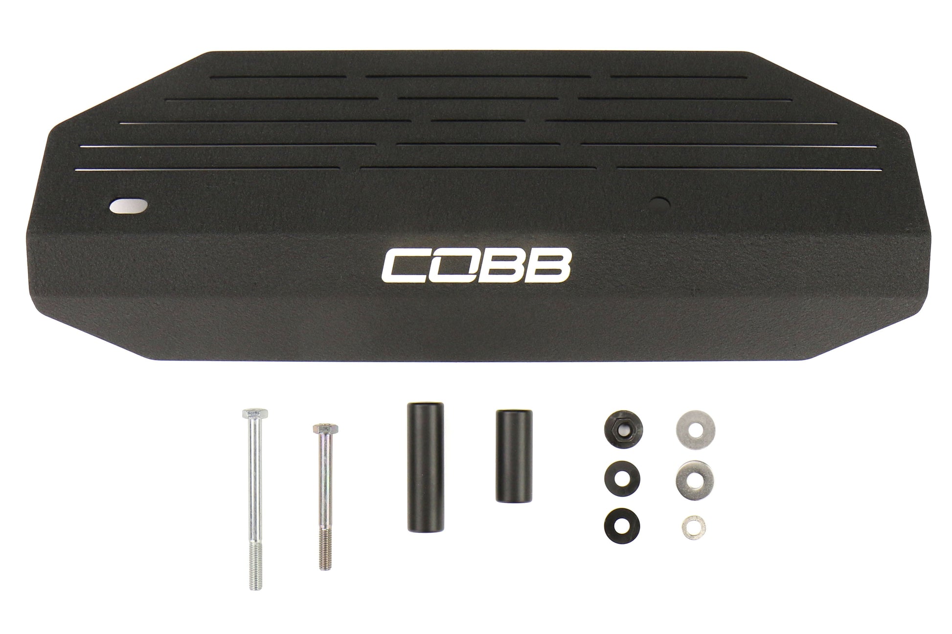 COBB Tuning Aluminum Alternator Cover Wrinkle Black - 2008-2014 Subaru WRX / 2008-2021 STI