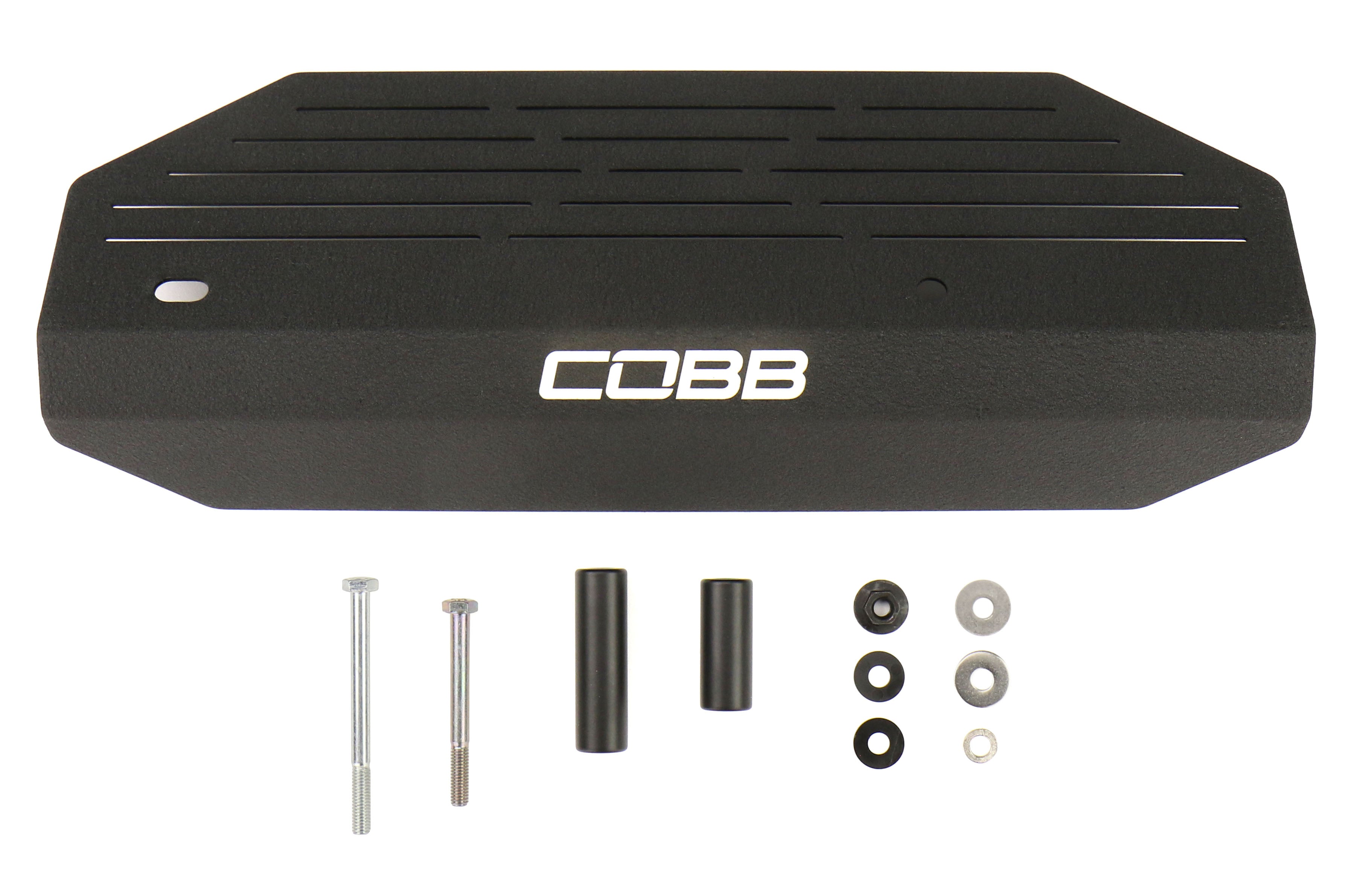 COBB Tuning Aluminum Alternator Cover Wrinkle Black - 2008-2014 Subaru WRX / 2008-2021 STI