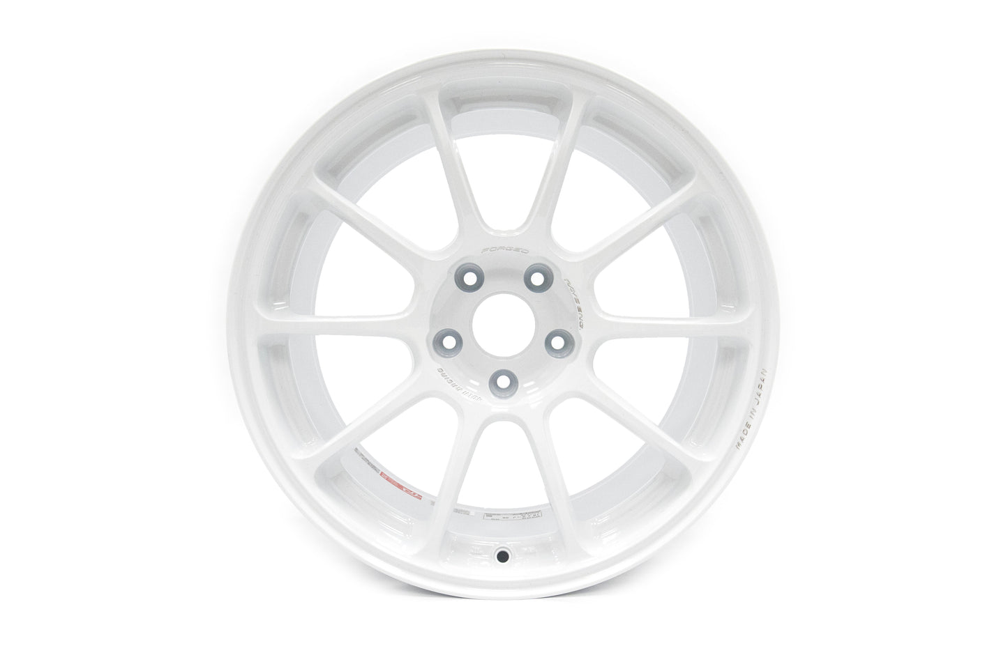 Volk ZE40 Dash White 18x9.5 +43 5x100 (Single Wheel) - 2013-2023 Subaru BRZ / Scion FR-S / Toyota GR86 / 2014-2018 Subaru Forester