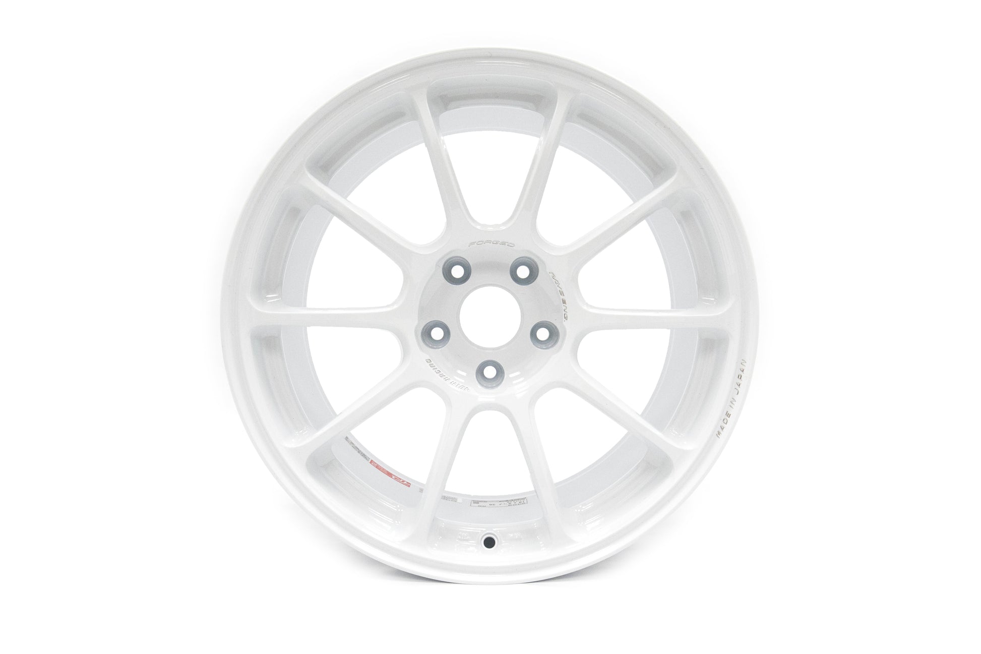 Volk ZE40 Dash White 18x9.5 +43 5x100 (Single Wheel) - 2013-2023 Subaru BRZ / Scion FR-S / Toyota GR86 / 2014-2018 Subaru Forester