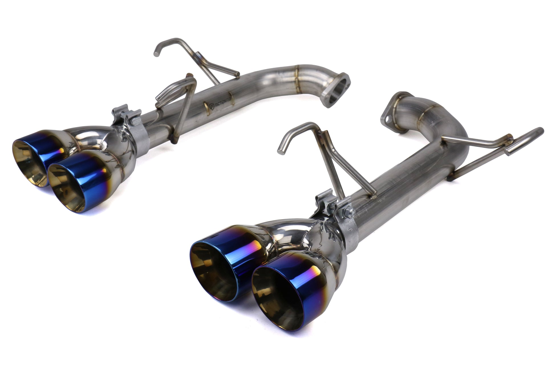 FactionFab Axle Back Exhaust w/ Burnt Tips - 2015-2021 Subaru WRX / 2015-2018 STI