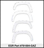 EGR 19-22 Chevrolet Silverado 1500 Summit White Traditional Bolt-On Look Fender Flares Set Of 4