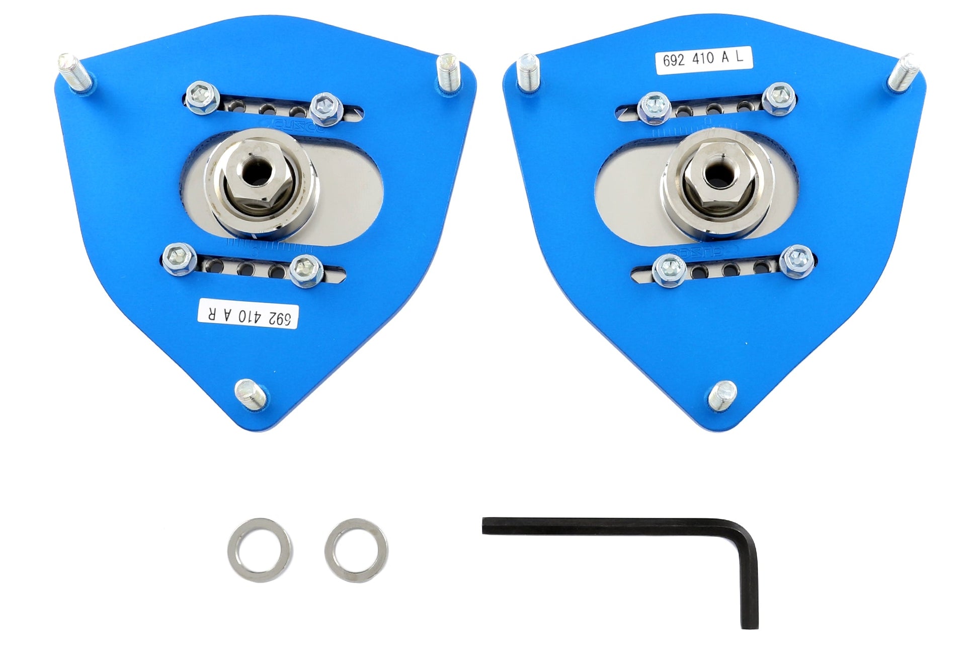 Cusco Front Pillow Ball Upper Mounts - 2008-2021 Subaru WRX/STI / 2009-2013 Forester