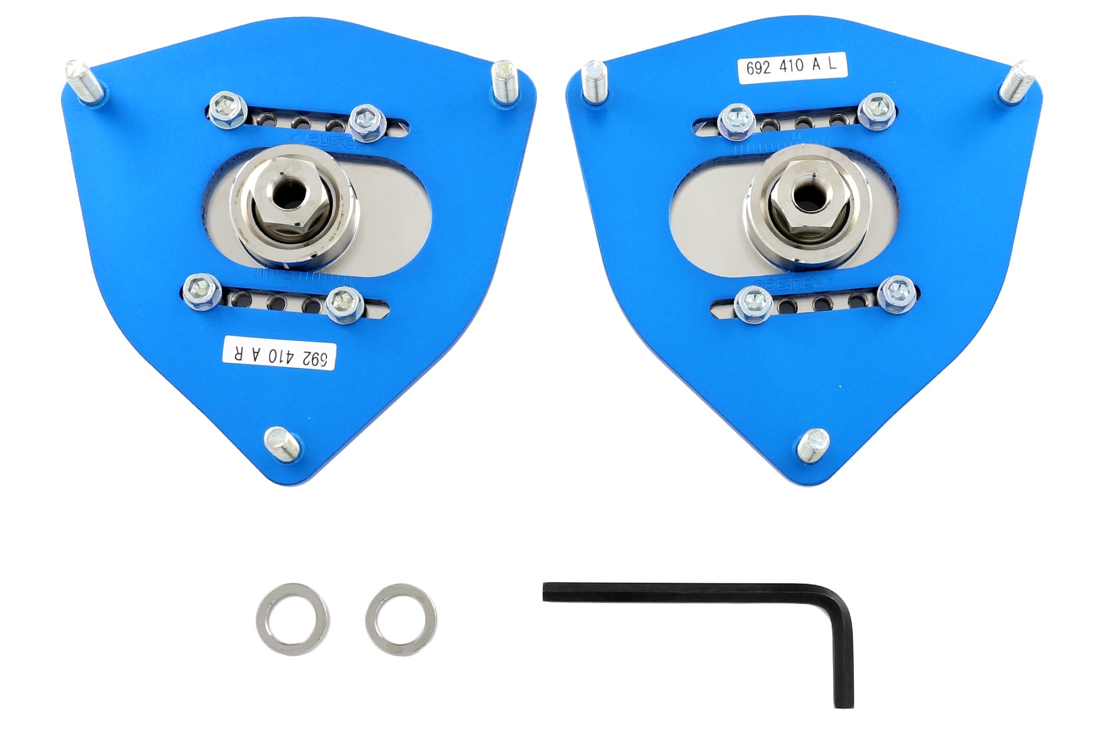 Cusco Front Pillow Ball Upper Mounts - 2008-2021 Subaru WRX/STI / 2009-2013 Forester