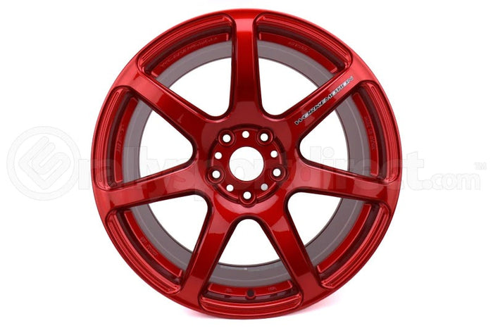 Work Emotion T7R Candy Apple Red 18x9.5 +38 5x114.3 (Sold As Pair) - 2015-2024 Subaru WRX / 2015-2021 STI / 2019-2024 Forester