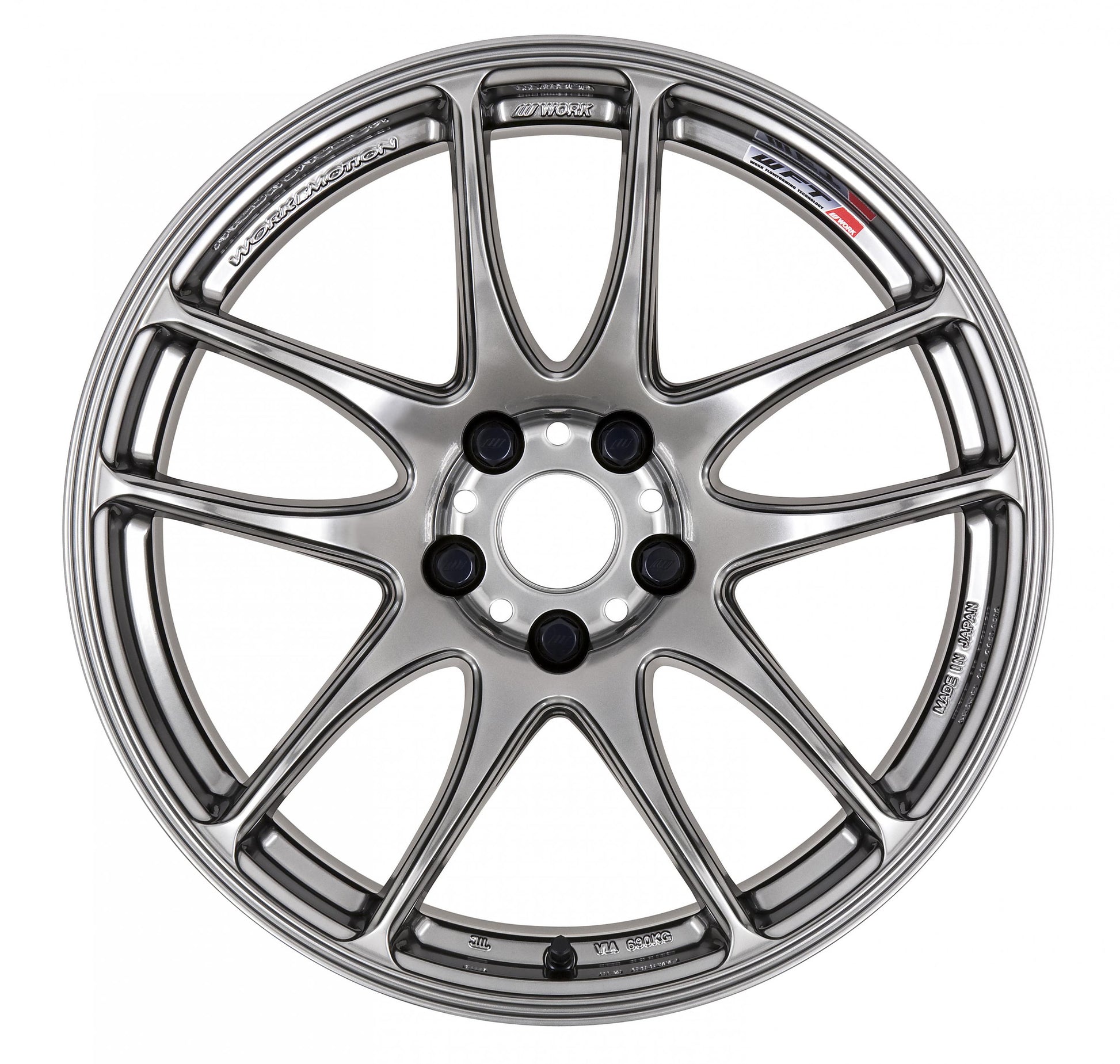 Work Wheels Emotion CR Kiwami GT Silver (Deep Concave) 18x9.5 +38 5x100 (Sold As Pair) - 2013-2024 Subaru BRZ / Scion FR-S / Toyota GR86 / 2014-2018 Subaru Forester