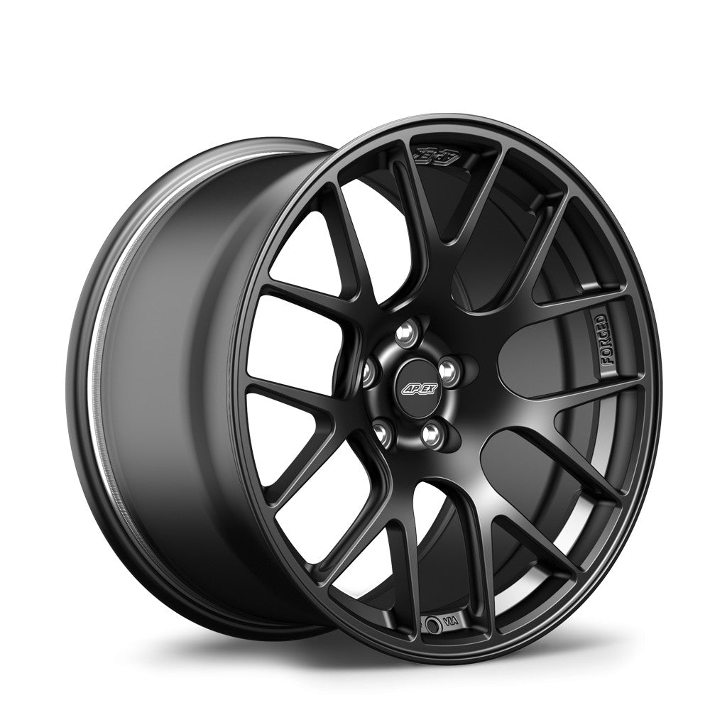 Apex EC-7R Forged Satin Black 18x9.5 +40 5x100 (Single Wheel) - 2013-2024 Subaru BRZ / Scion FR-S / Toyota GR86 / 2014-2018 Subaru Forester