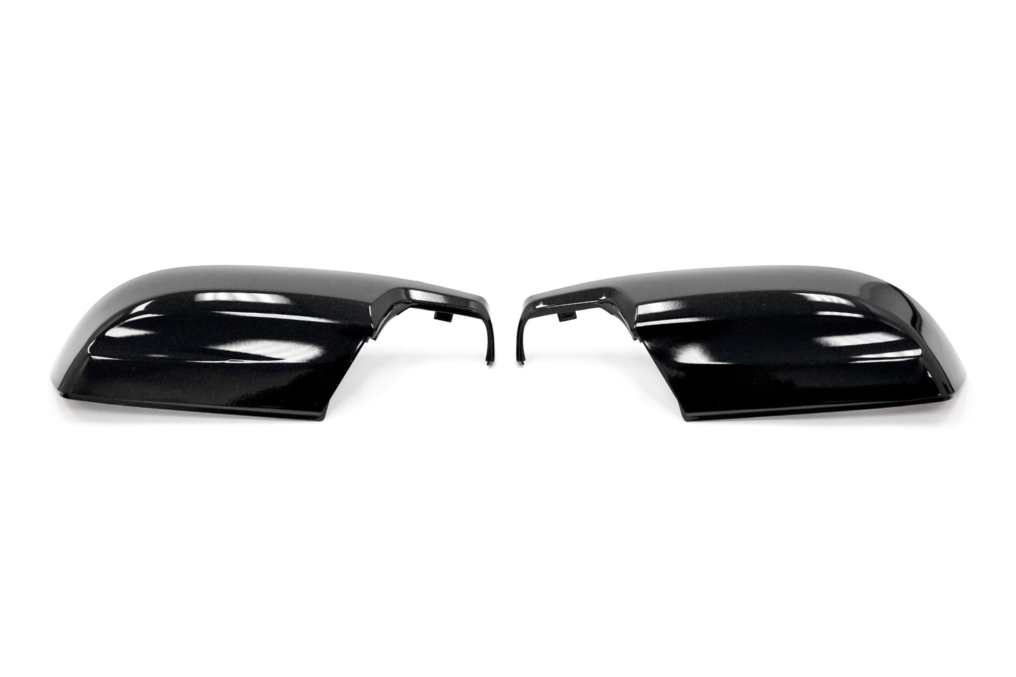 OLM Paint Matched Lower Mirror Covers - Crystal Black Silica / Raven (D4S) - 2015-2021 Subaru WRX / STI / 2015-2017 Crosstrek / 2015-2016 Impreza