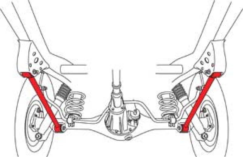 SPC Performance 91-97 Toyota Landcruiser Rear Lower Control Arms (Pair)