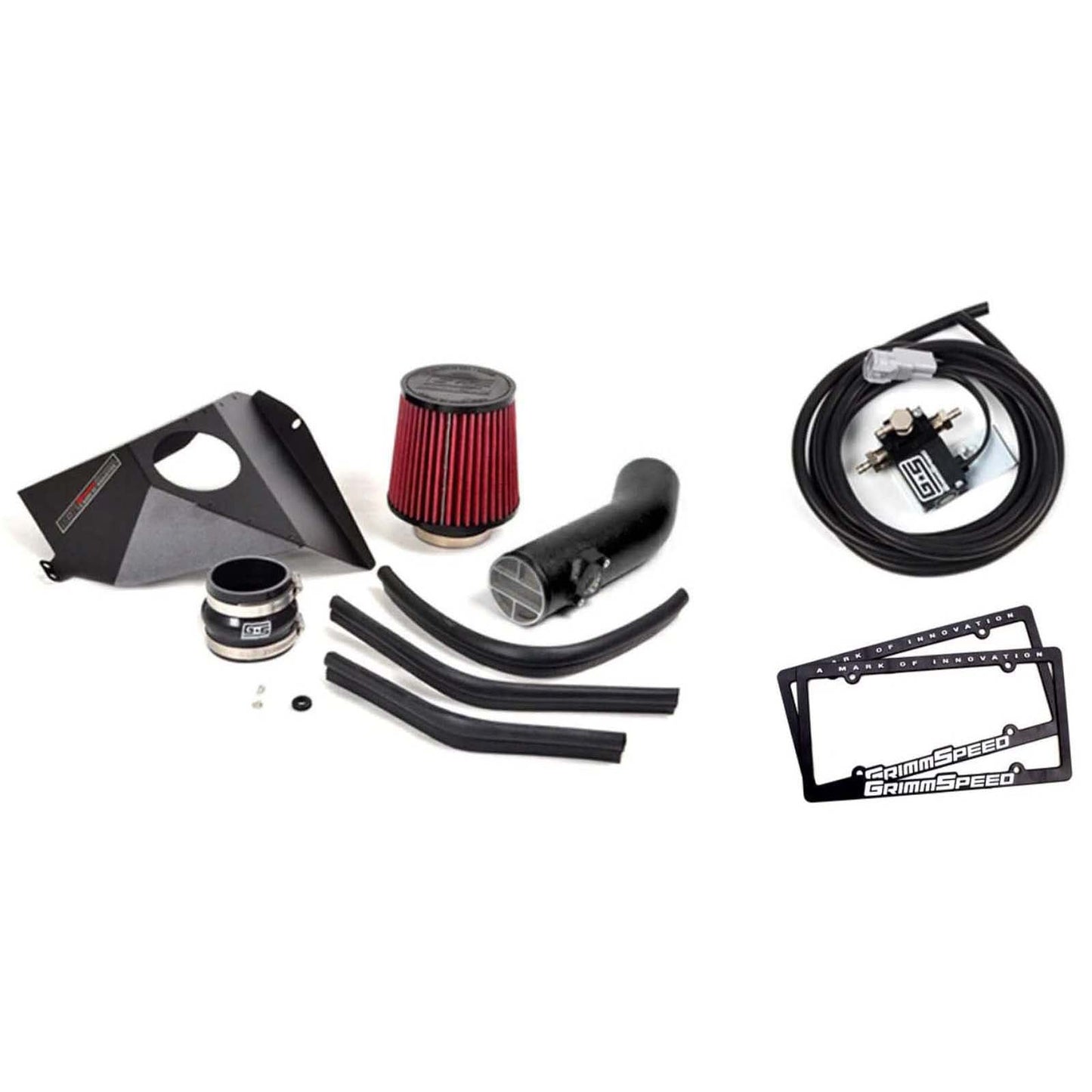 GrimmSpeed Stage 1 Power Package Black - 2015-2021 Subaru WRX