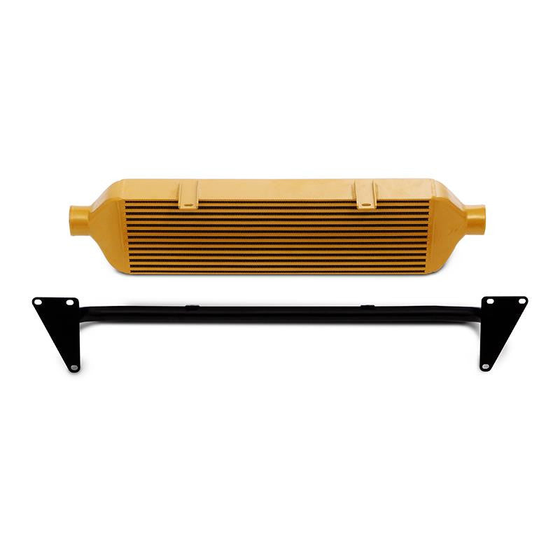 Mishimoto Front Mount Intercooler and Crash Beam Gold - 2015-2021 Subaru STI