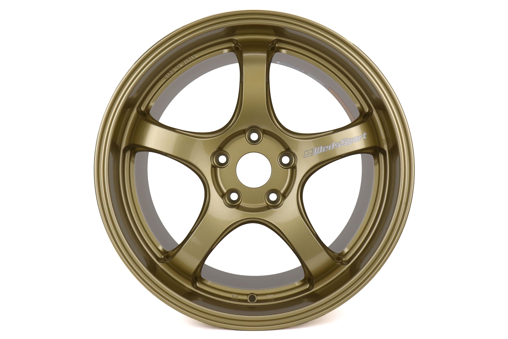 WedsSport RN-05M Gold 18x9.5 +38 5x114.3 (Single Wheel) - 2015-2023 Subaru WRX / 2015-2021 STI