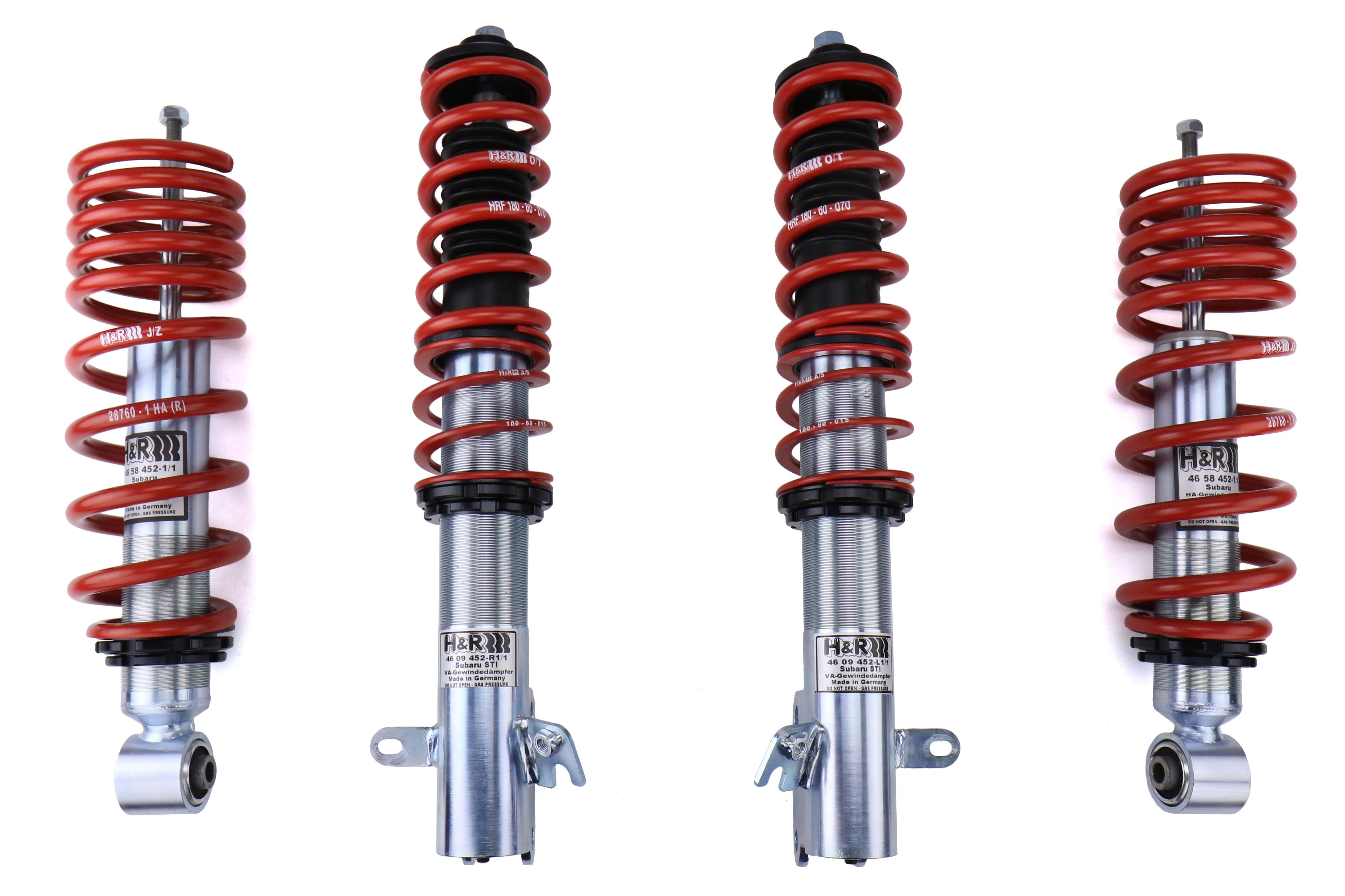 H&R Springs Street Performance Coil Over Kit - 2015-2021 Subaru WRX / STI