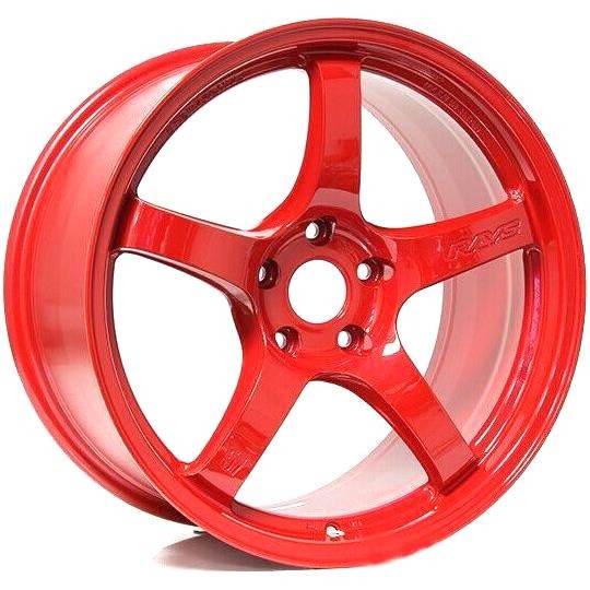 Rays Gram Lights 57CR Milano Red 18x9.5 +38mm 5x100 (Single Wheel) - 2013-2024 Subaru BRZ / Scion FR-S / Toyota GR86 / 2014-2018 Subaru Forester