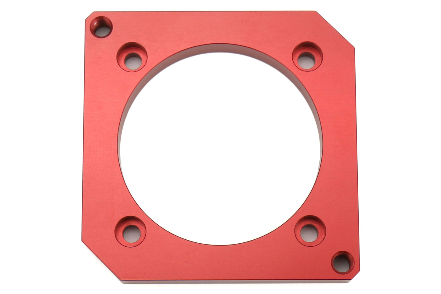 Boomba Racing Throttle Body Adapter 75mm Red - 2004-2021 Subaru STI