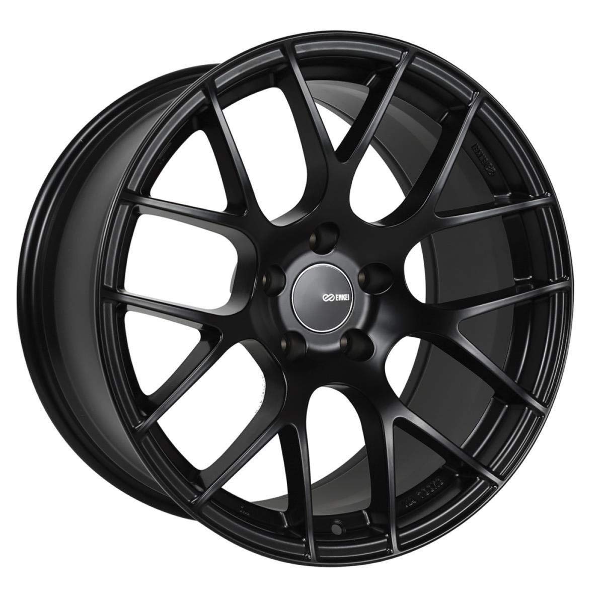 Enkei Raijin Black 18x10.5 +25 5x114.3 (Single Wheel) - 2015-2024 Subaru WRX / 2015-2021 STI / 2019-2024 Forester