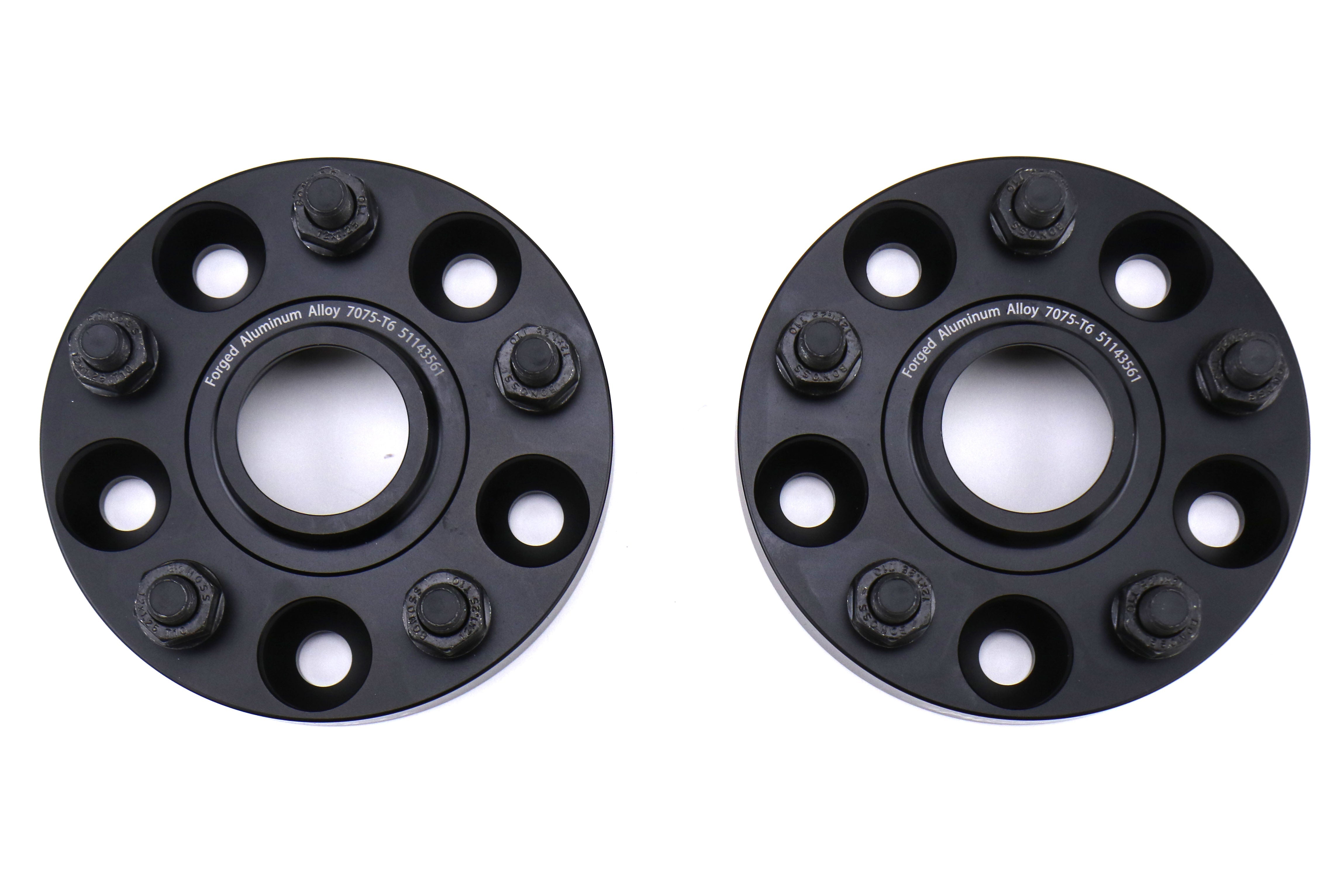 Torque Solution Forged Aluminum Wheel Spacers 5x114.3 25mm Pair - 2005-2021 Subaru STI / 2015-2021 WRX  / 2019-2024 Forester / 2014-2024 Outback