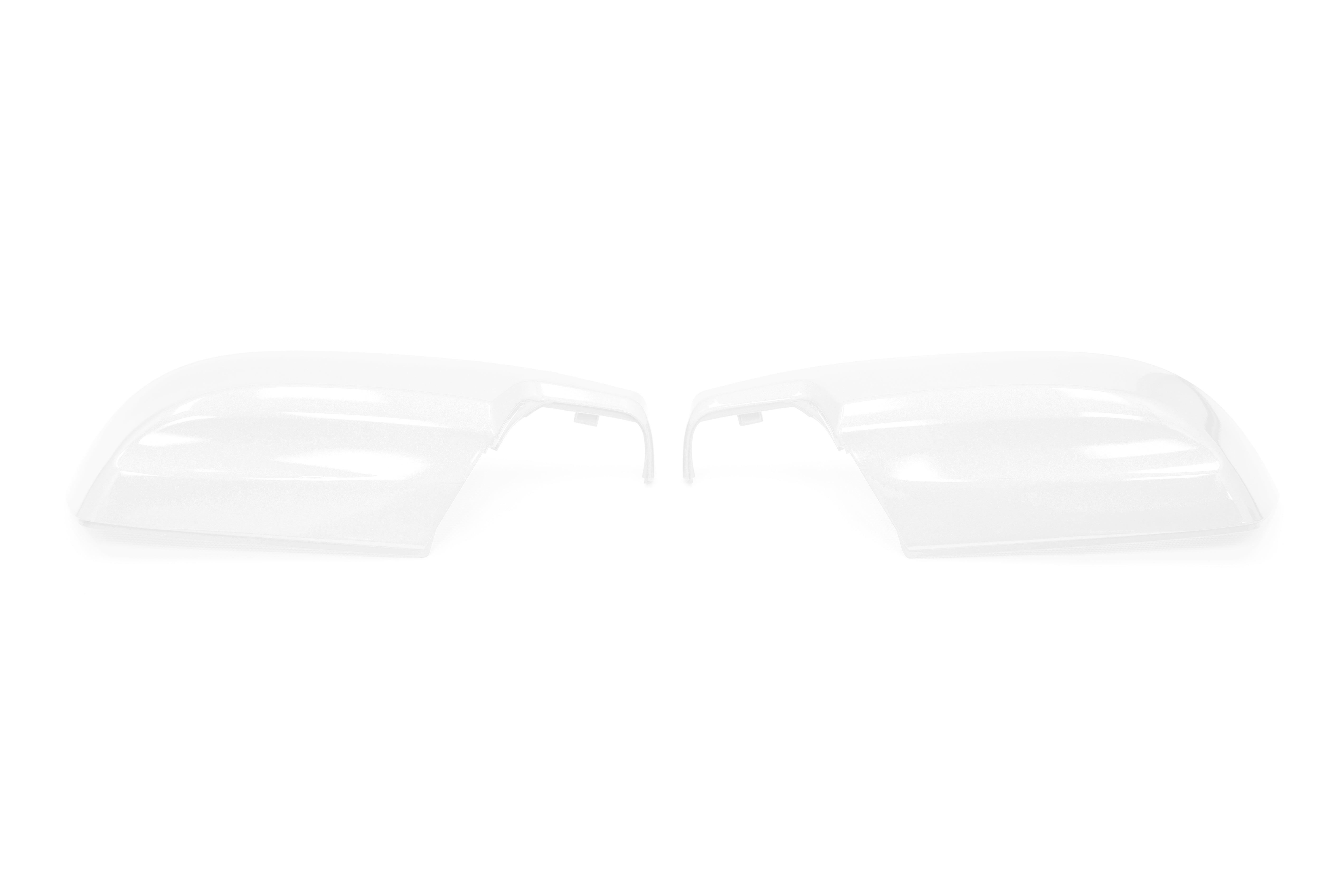 OLM Paint Matched Lower Mirror Covers - Crystal White Pearl / Halo (K1X) - 2015-2021 Subaru WRX / STI / 2015-2017 Crosstrek / 2015-2016 Impreza