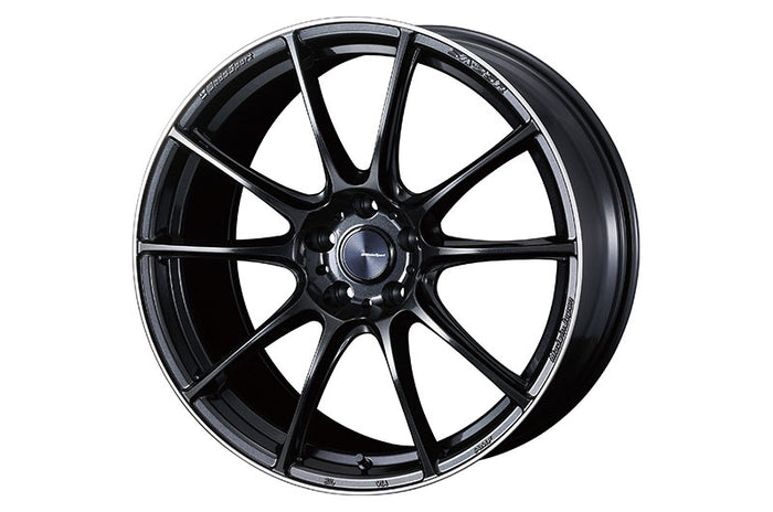 WedsSport SA25R MBK 19x9.5 +38 5x114.3 (Single Wheel) - 2015-2023 Subaru WRX / 2015-2021 STI / 2019-2023 Forester